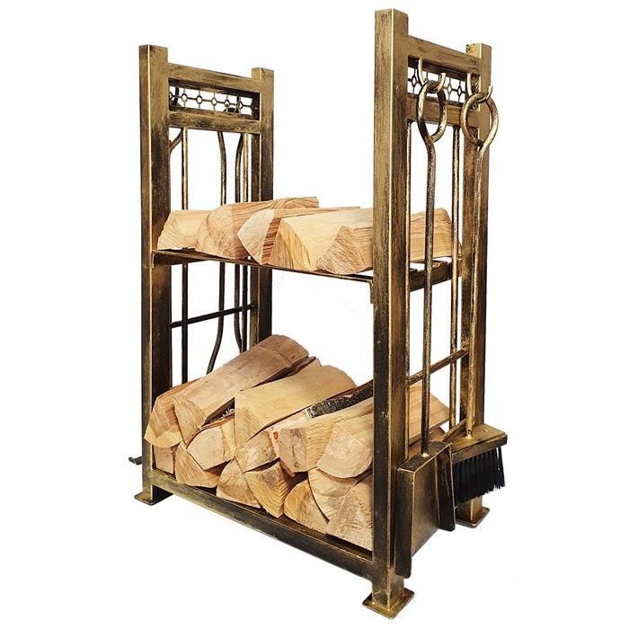 SafaMaster FT200-1 бронза дровница с набором