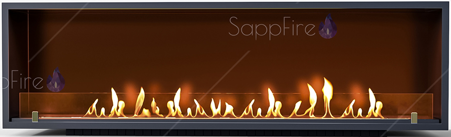 Sappfire очаг 1300 настенный биокамин