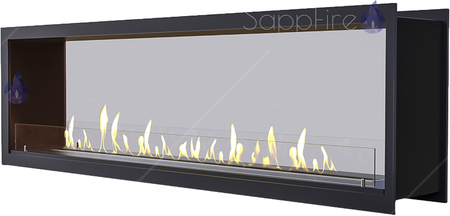 Sappfire сквозной очаг 1000 настенный биокамин