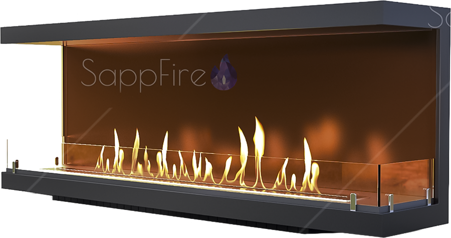 Sappfire торцевой очаг 500 настенный биокамин