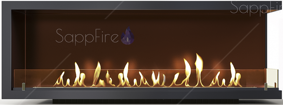 Sappfire угловой очаг 600 настенный биокамин