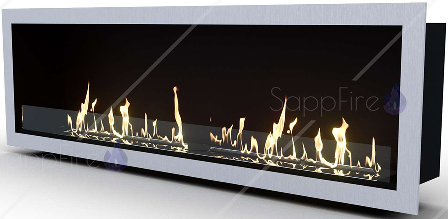 Sappfire Venera 700 шлифованный настенный биокамин