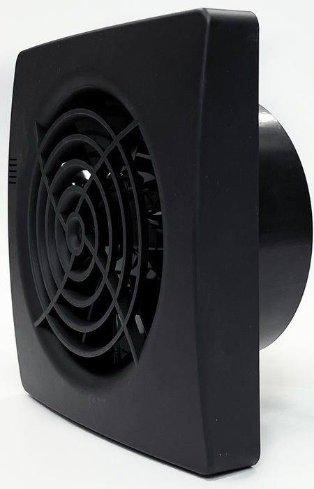 Seicoi SMPS04-01 Black вытяжка для ванной диаметр 100 мм