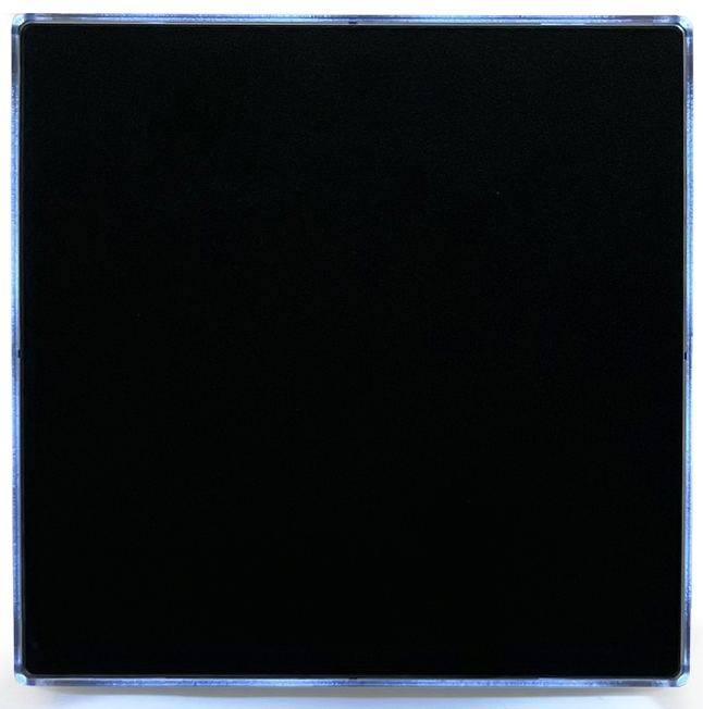 Seicoi SNAD04-01A Matt black glass, LED вытяжка для ванной диаметр 100 мм