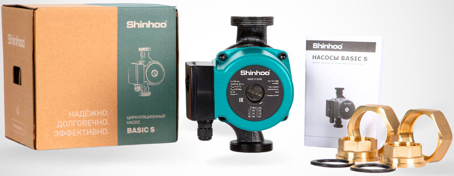SHINHOO BASIC S 15-6S 130 1х230V циркуляционный насос