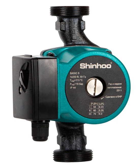 SHINHOO BASIC S 25-6S 130 1x220V циркуляционный насос