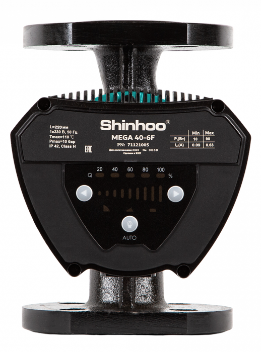 SHINHOO MEGA 40-10F 230V циркуляционный насос