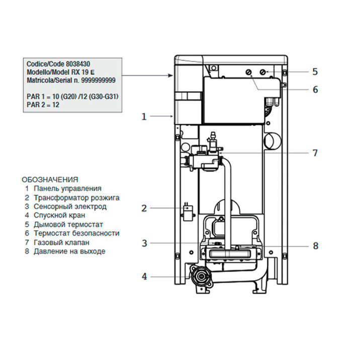 Sime RX 26 E напольный газовый котел