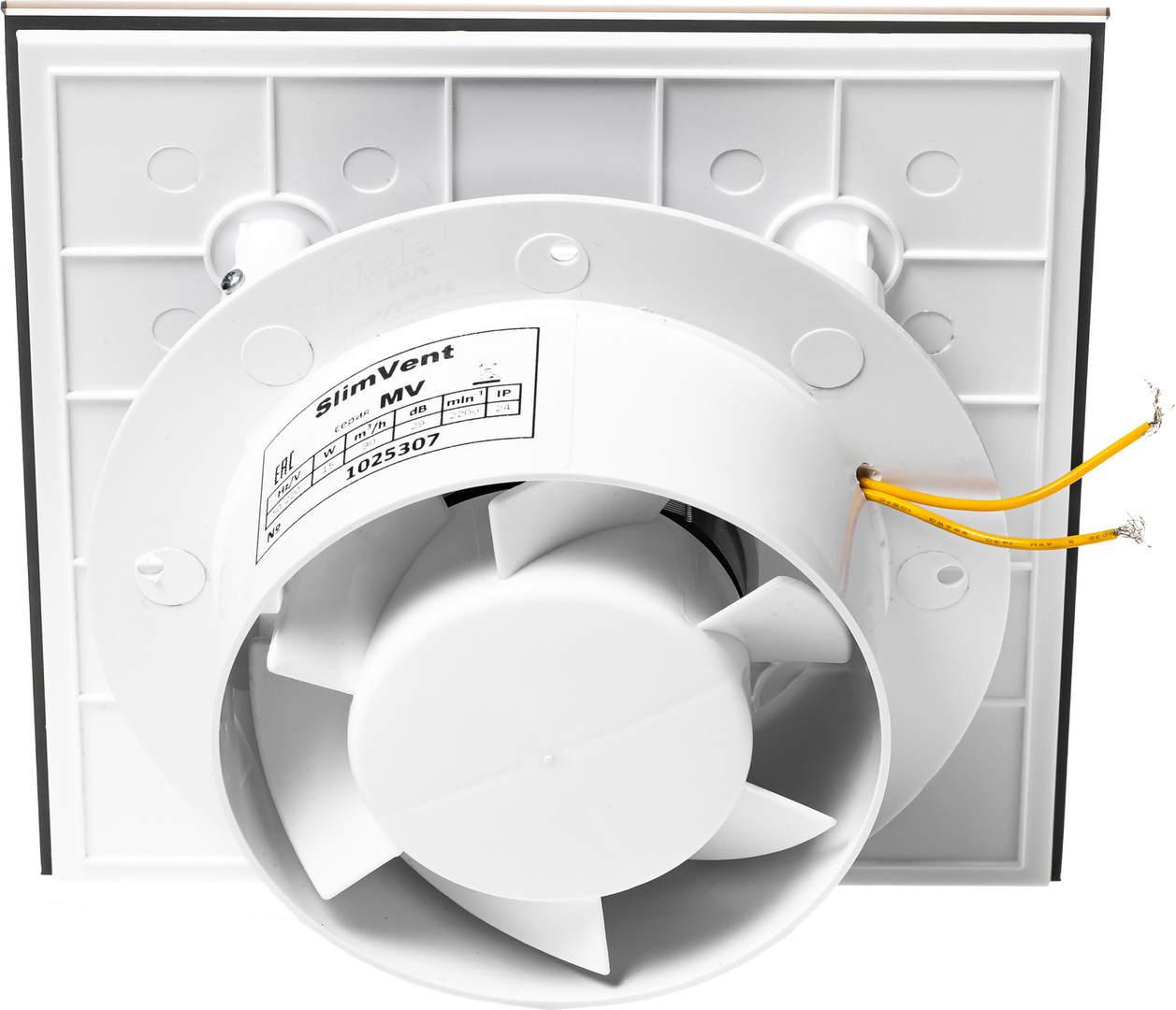 SlimVent МV 100, стекло, бронзовый матовый вытяжка для ванной диаметр 100 мм