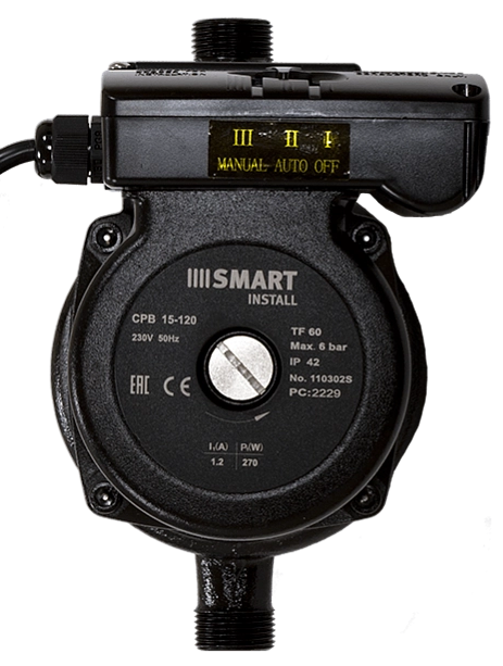 Smart Install CPB 15-120 195 циркуляционный насос