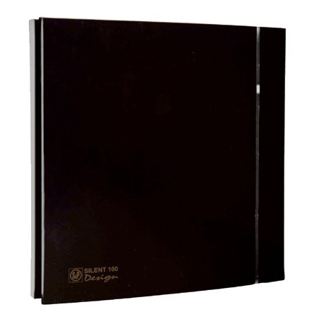Soler & Palau SILENT-100 CRZ BLACK DESIGN-4C черный вытяжной осевой вентилятор