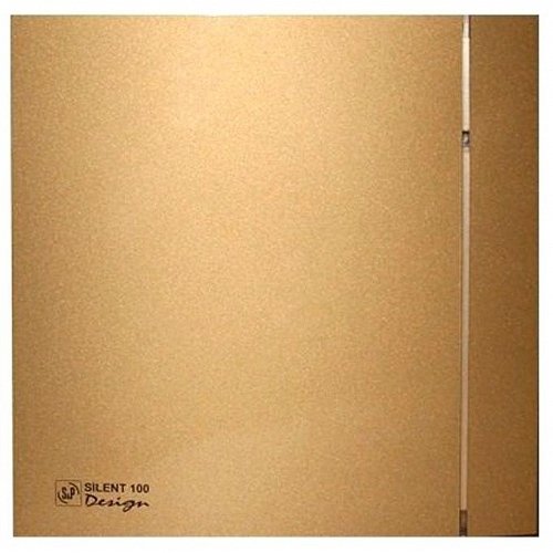 Soler & Palau SILENT-100 CRZ GOLD DESIGN-4C (230V 50) с обратным клапаном накладной вентилятор с таймером