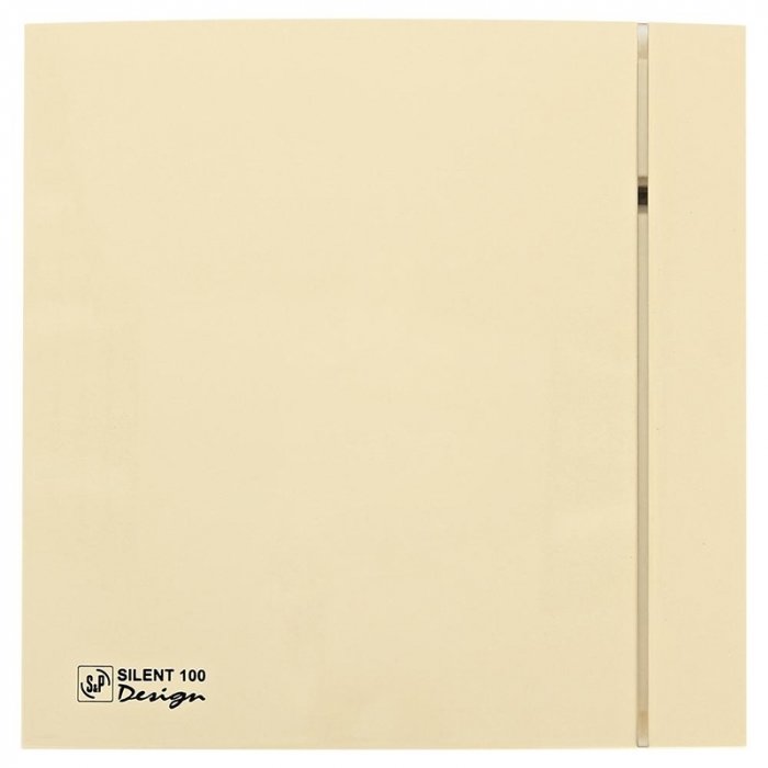 Soler & Palau SILENT-100 CRZ IVORY DESIGN-4C (230V 50) с таймером тонкий вентилятор