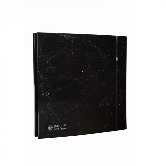 Soler & Palau SILENT-100 CRZ MARBLE BLACK DESIGN-4C (230V 50) черный вытяжной вентилятор на потолок