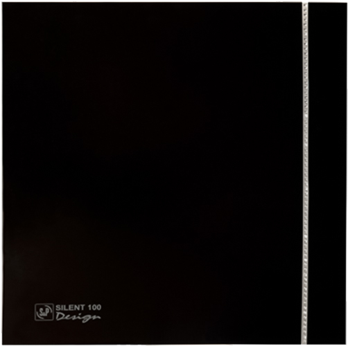 Soler & Palau SILENT-100 CZ BLACK SWAROVSKI DESIGN (220-240V 50HZ) RE вытяжка для ванной диаметр 100 мм