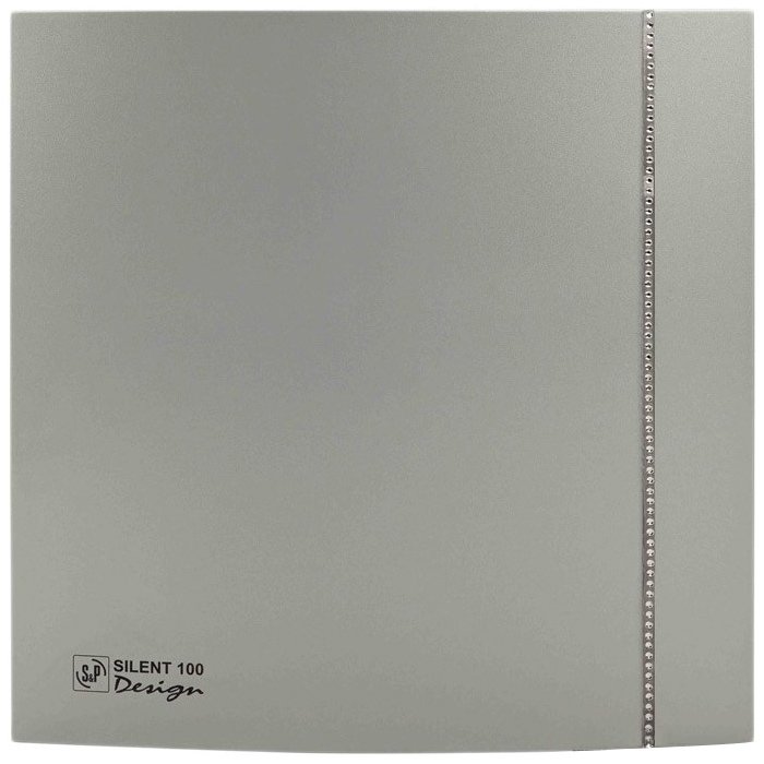 Soler & Palau SILENT-100 CZ DESIGN SWAROVSKI (230V 50) для квартиры бытовой вытяжной вентилятор