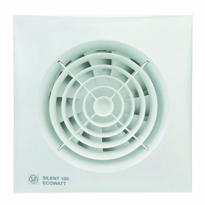 Soler & Palau SILENT-100 CZ ECOWATT с решеткой вытяжной вентилятор с таймером