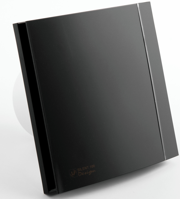Soler & Palau SILENT-100 CZ MATT BLACK DESIGN-4C (220-240V 50HZ) RE вытяжка для ванной диаметр 100 мм