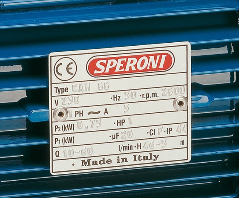 Speroni CAM 88-HL INOX поверхностный насос