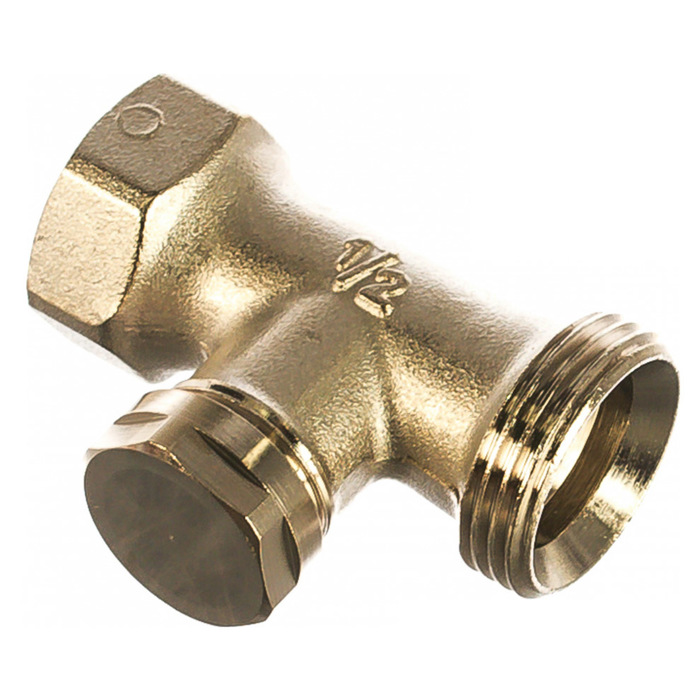 SR Rubinetterie ВР-НР 1/2х3/4 без хвостовика (запорный) запорный прямой клапан