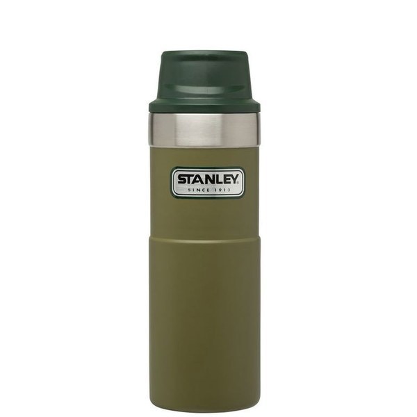 Stanley Classic Trigger Action One Hand (0,47 литра), оливковая (10-06439-009) термос