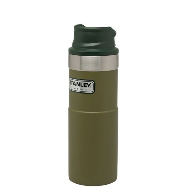 Stanley Classic Trigger Action One Hand (0,47 литра), оливковая (10-06439-009) термос