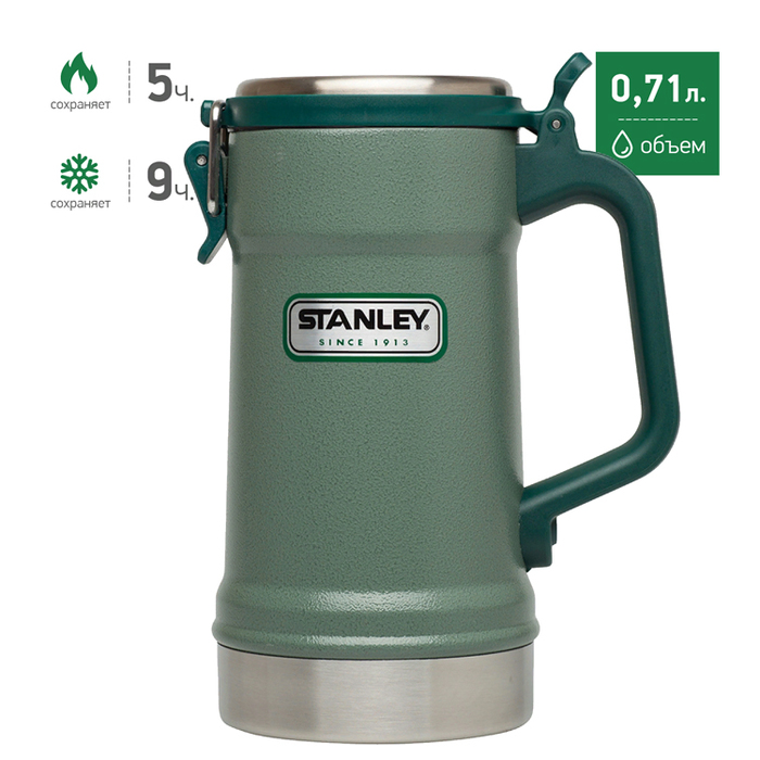 Stanley Classic зеленая термокружка
