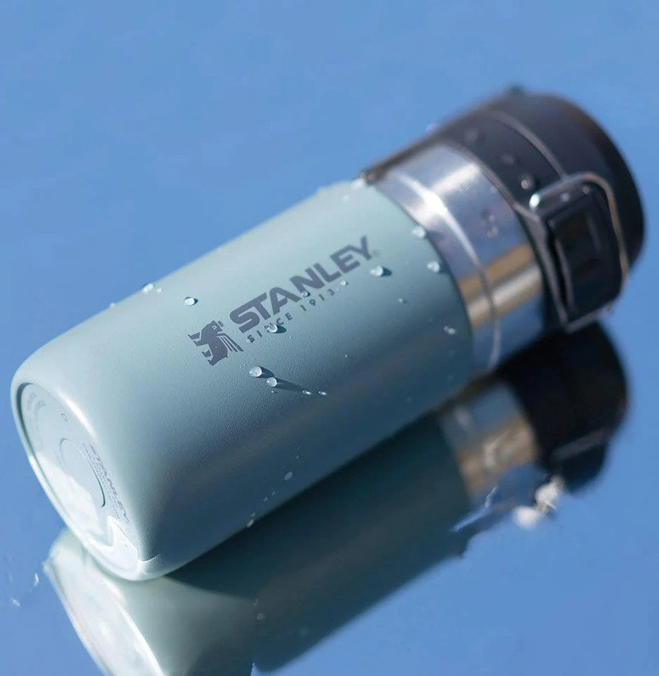 Stanley GO Quick Flip (0,47 литра), серо-голубая (10-09148-072) термос