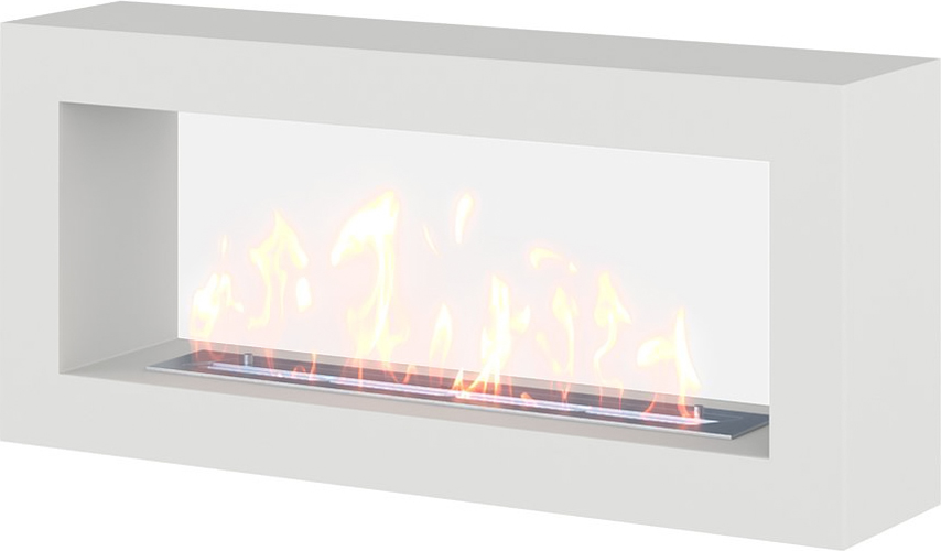 SteelHeat FRAME ONE 1000 белый настенный биокамин