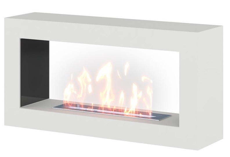 SteelHeat FRAME ONE 900 белый напольный биокамин
