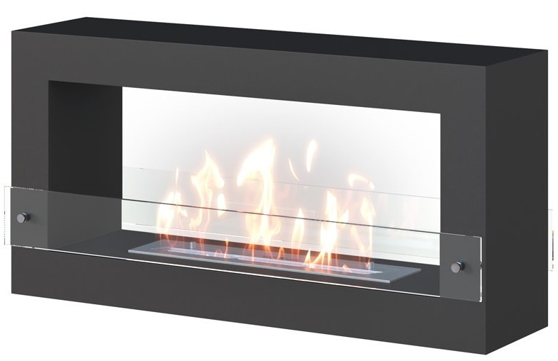 SteelHeat FRAME ONE 900 черный напольный биокамин