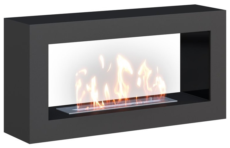SteelHeat FRAME ONE 900 черный напольный биокамин