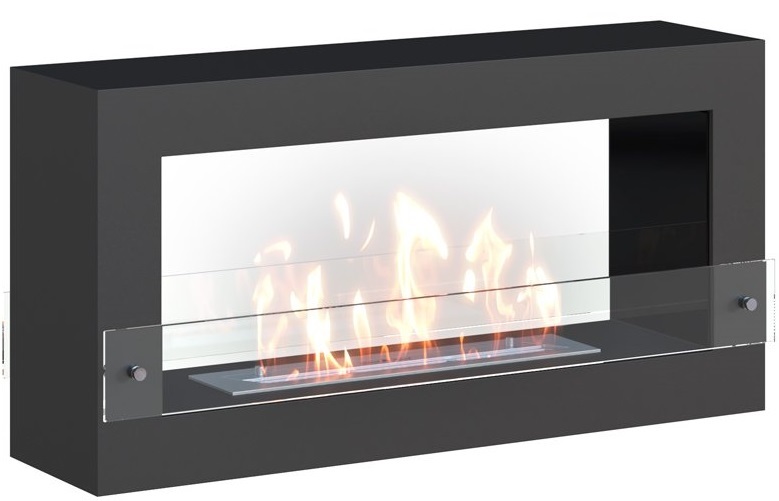 SteelHeat FRAME ONE 900 черный напольный биокамин