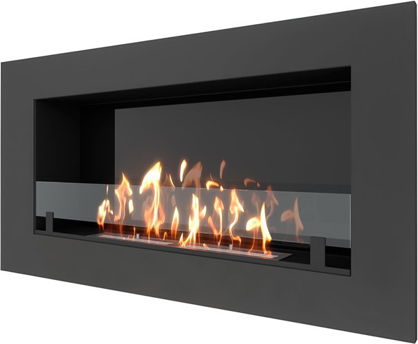 SteelHeat GRAND 1200 LITE встраиваемый Стекло + Стемалит настенный биокамин