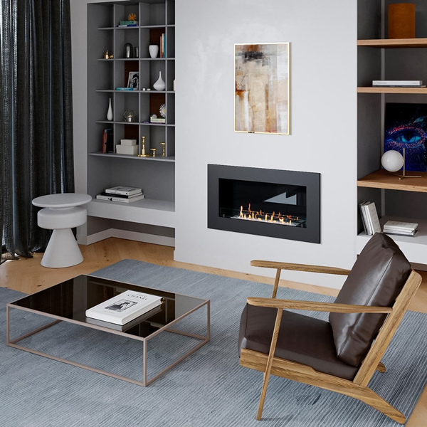 SteelHeat GRAND 1200 встраиваемый настенный биокамин