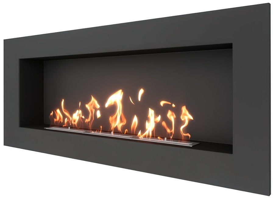 SteelHeat GRAND 1500 LITE встраиваемый настенный биокамин