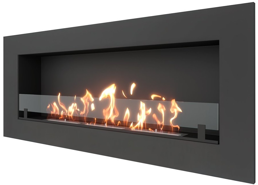 SteelHeat GRAND 1500 LITE встраиваемый настенный биокамин