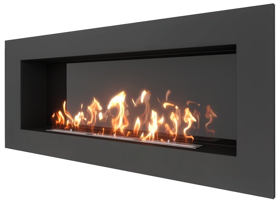SteelHeat GRAND 1500 LITE встраиваемый настенный биокамин