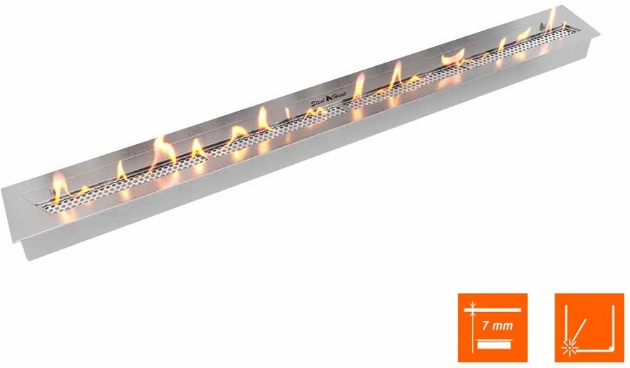 SteelHeat GRAND 1500 XL встраиваемый настенный биокамин