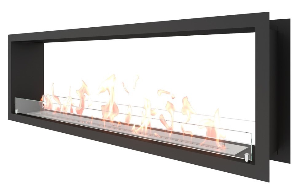 SteelHeat Leader 1400 сквозной настенный биокамин