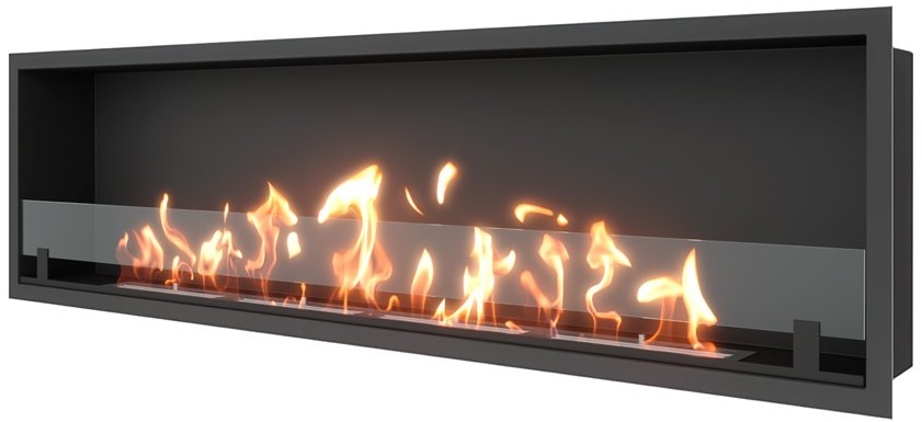 SteelHeat LEADER 1600 LITE встраиваемый Стекло настенный биокамин