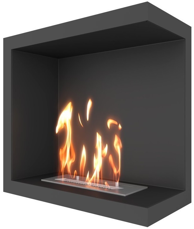 SteelHeat Leader 600 правый угловой настенный биокамин