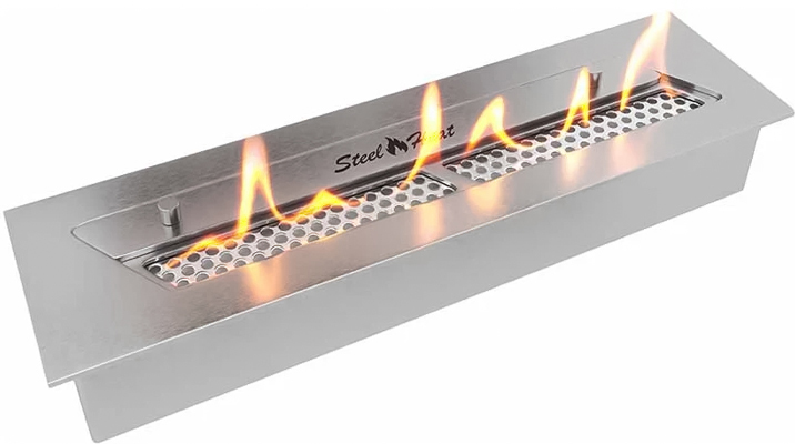 SteelHeat Leader 900 левый угловой Стемалит настенный биокамин