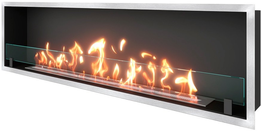 SteelHeat LEADER-SH 1600 встраиваемый Стекло настенный биокамин
