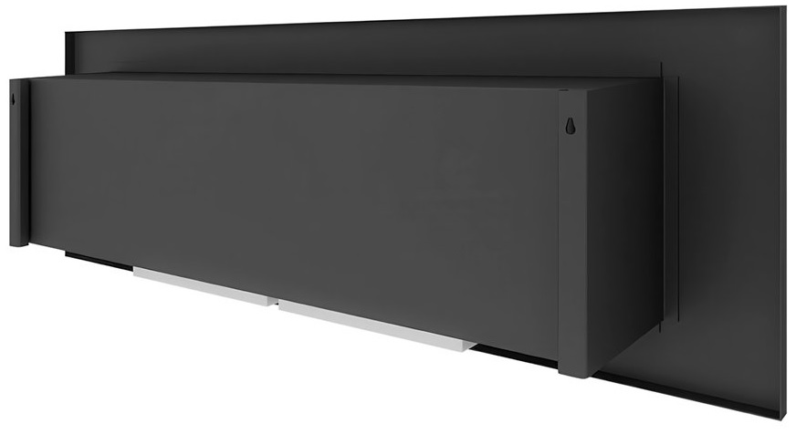 SteelHeat LONG 1200 LITE Small встраиваемый Стекло + Стемалит настенный биокамин