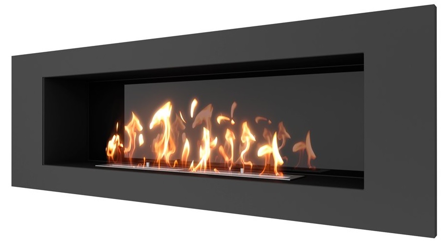 SteelHeat LONG 1200 LITE Small встраиваемый Стемалит настенный биокамин