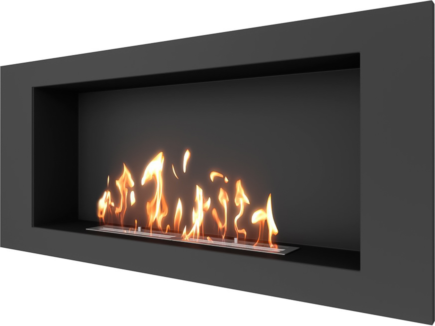 SteelHeat LONG 1200 LITE встраиваемый настенный биокамин