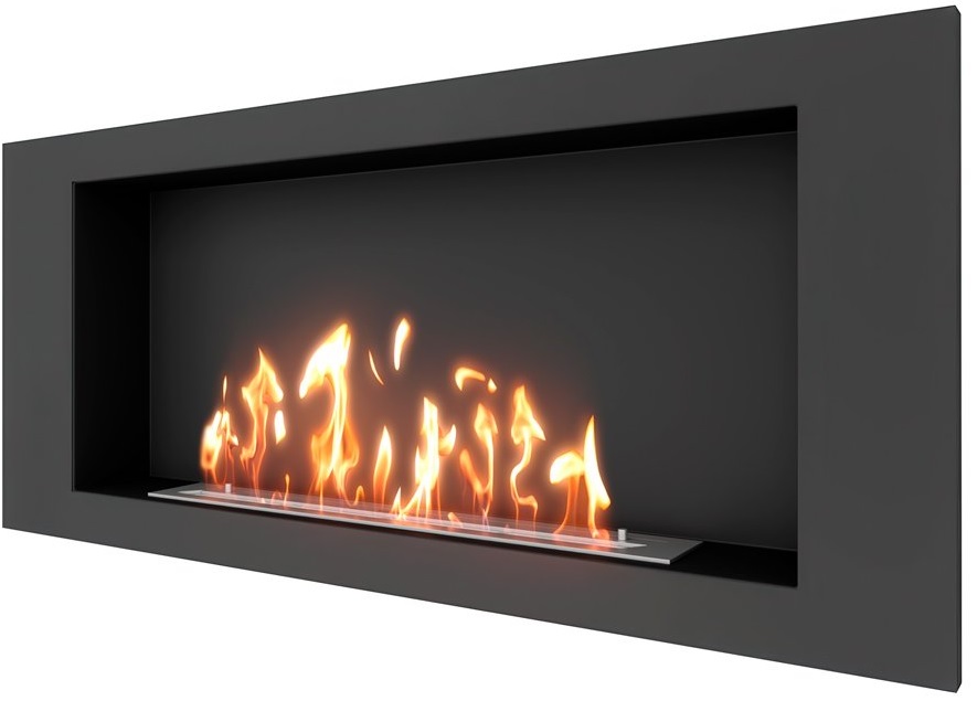 SteelHeat LONG 1200 встраиваемый настенный биокамин