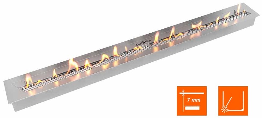 SteelHeat LONG 1500 XL встраиваемый настенный биокамин