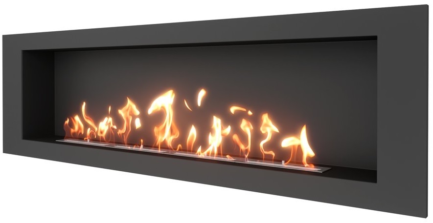 SteelHeat LONG 1800 LITE встраиваемый настенный биокамин